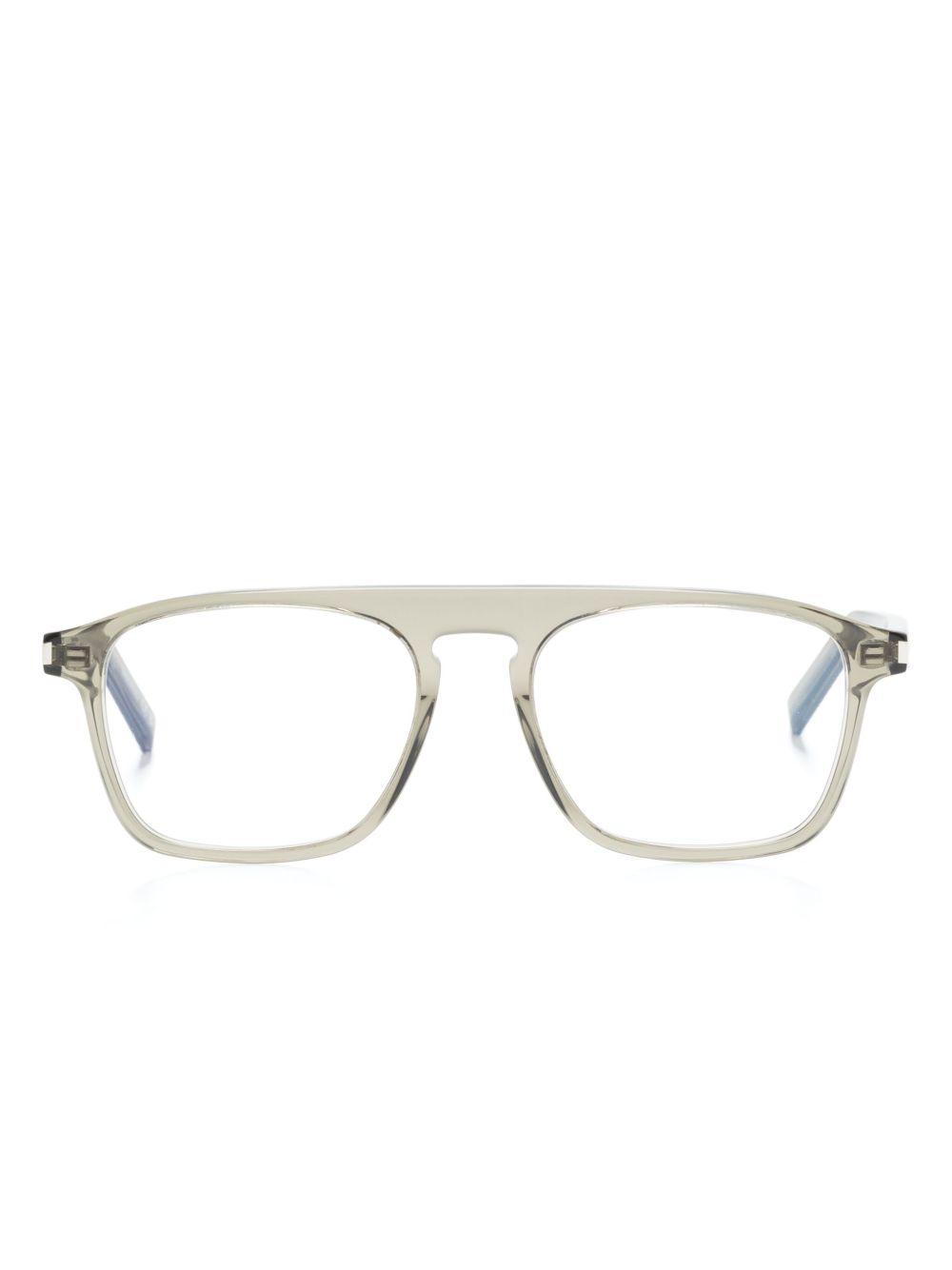 Saint Laurent Eyewear 方框太阳眼镜 - 褐色