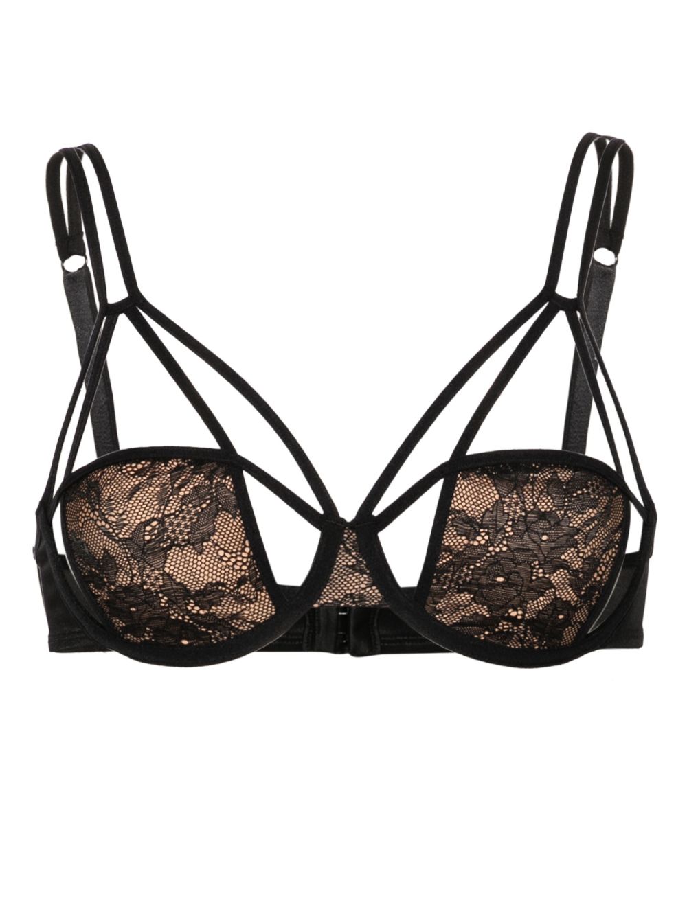 Marlies Dekkers The Art Of Love 花卉蕾丝文胸 - 黑色