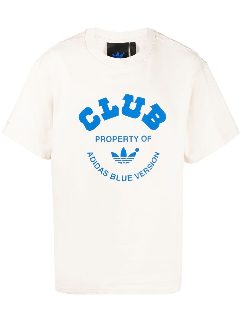 adidas logo印花T恤 - 中性色
