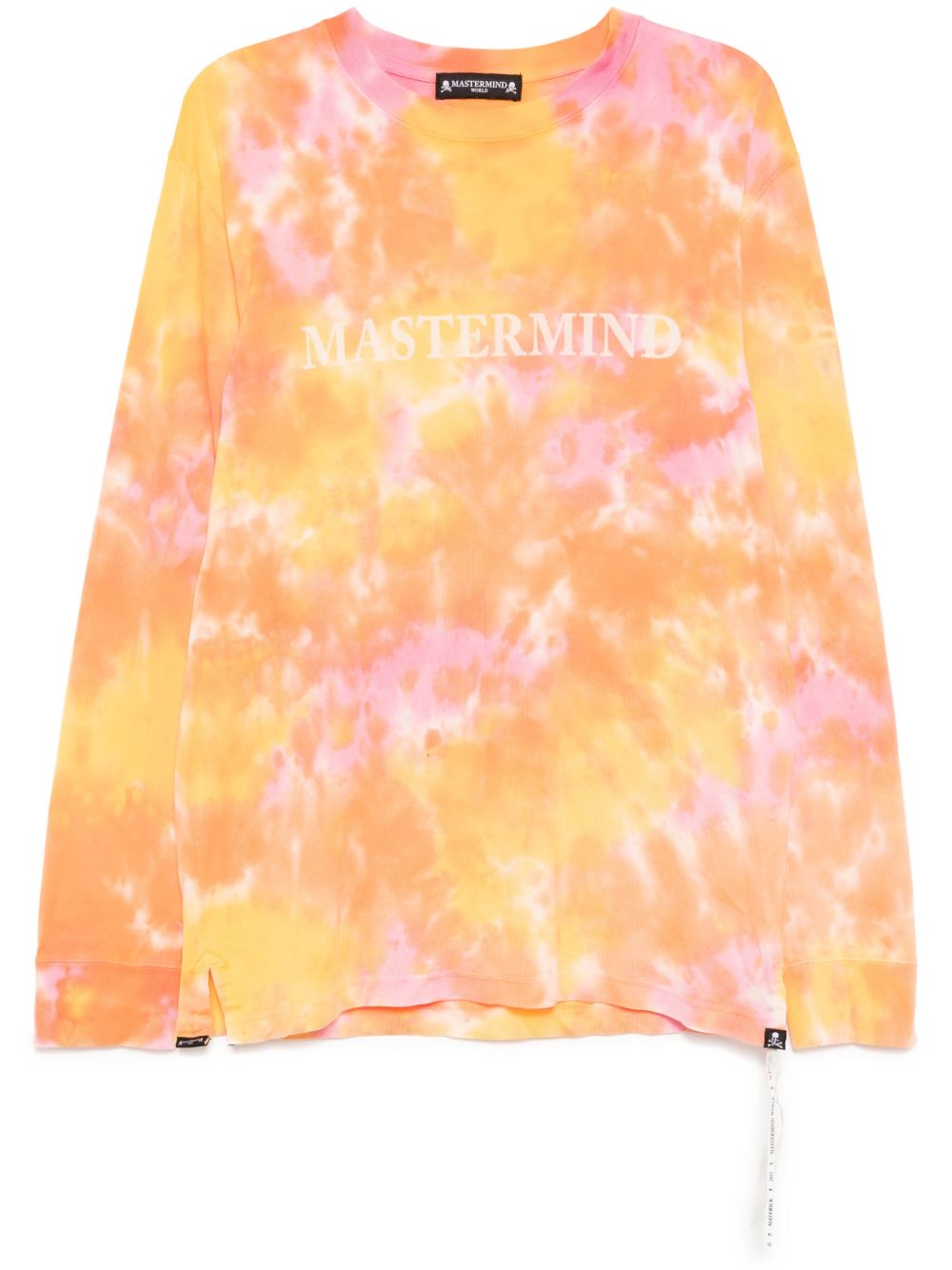 Mastermind World logo印花长袖T恤 - 橘色