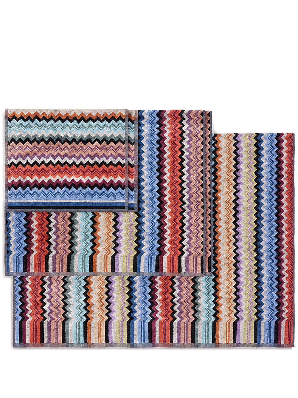 Missoni Home Adam 毛巾（五件装） - 橘色