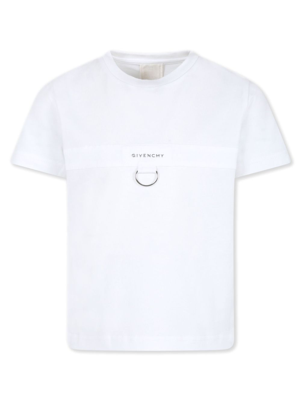 Givenchy Kids logo印花棉T恤 - 白色