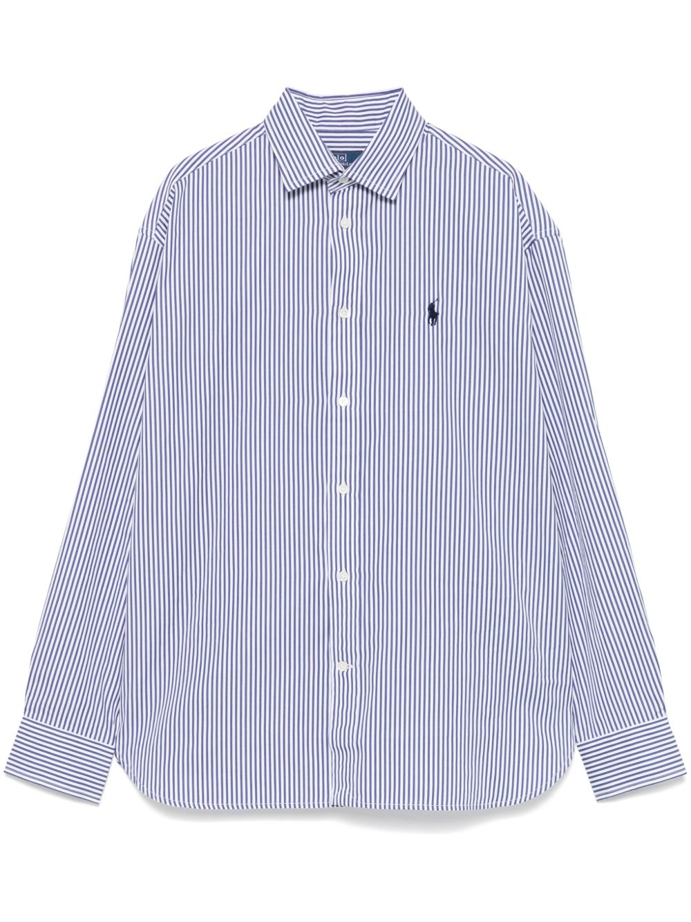 Polo Ralph Lauren 条纹衬衫 - 蓝色