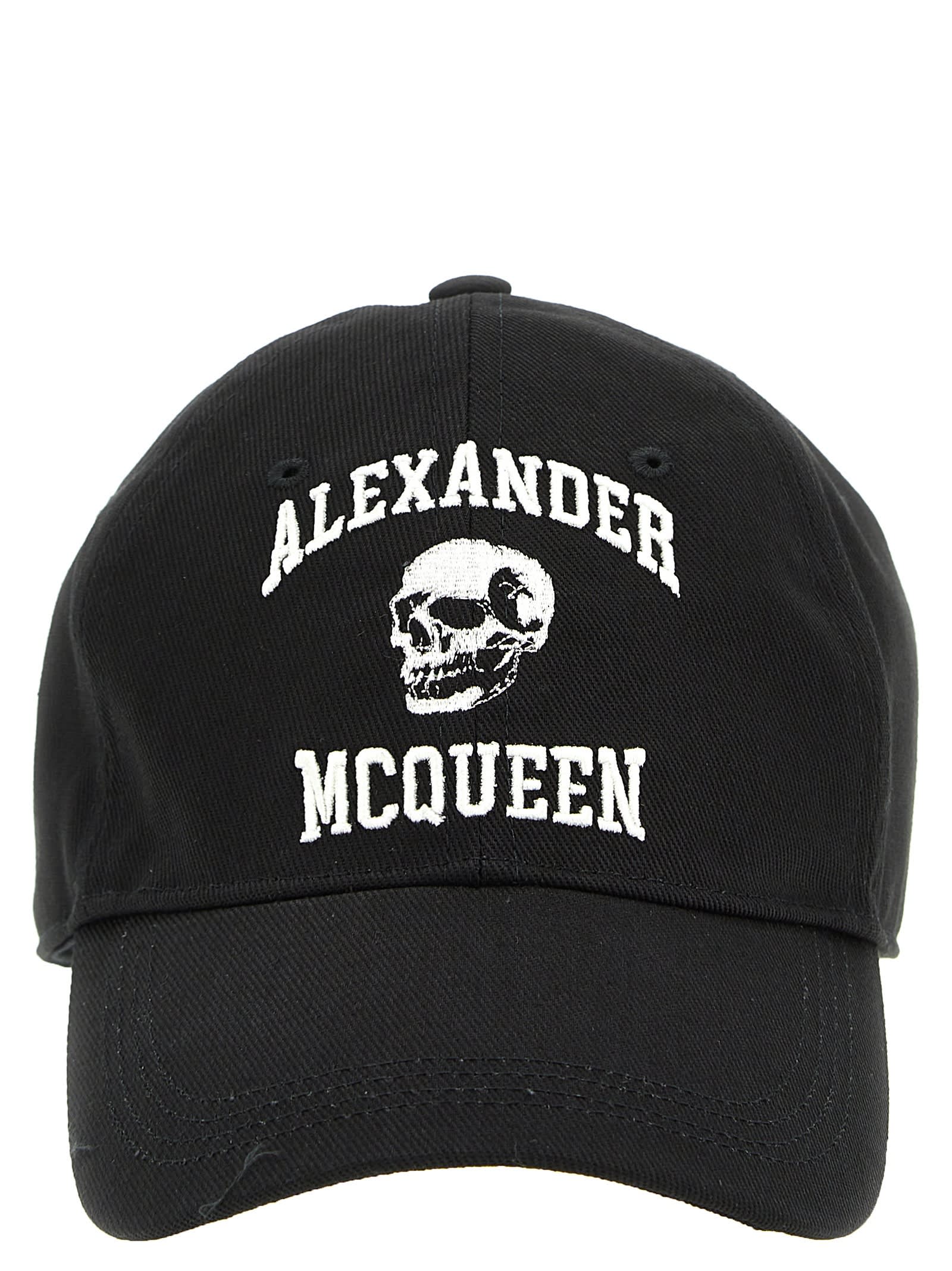 Alexander McQueen Skull Logo Baseball Cap