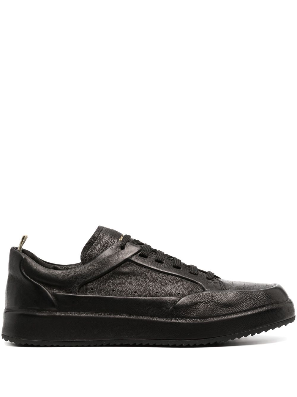 Officine Creative Ace 016 皮质板鞋 - 黑色
