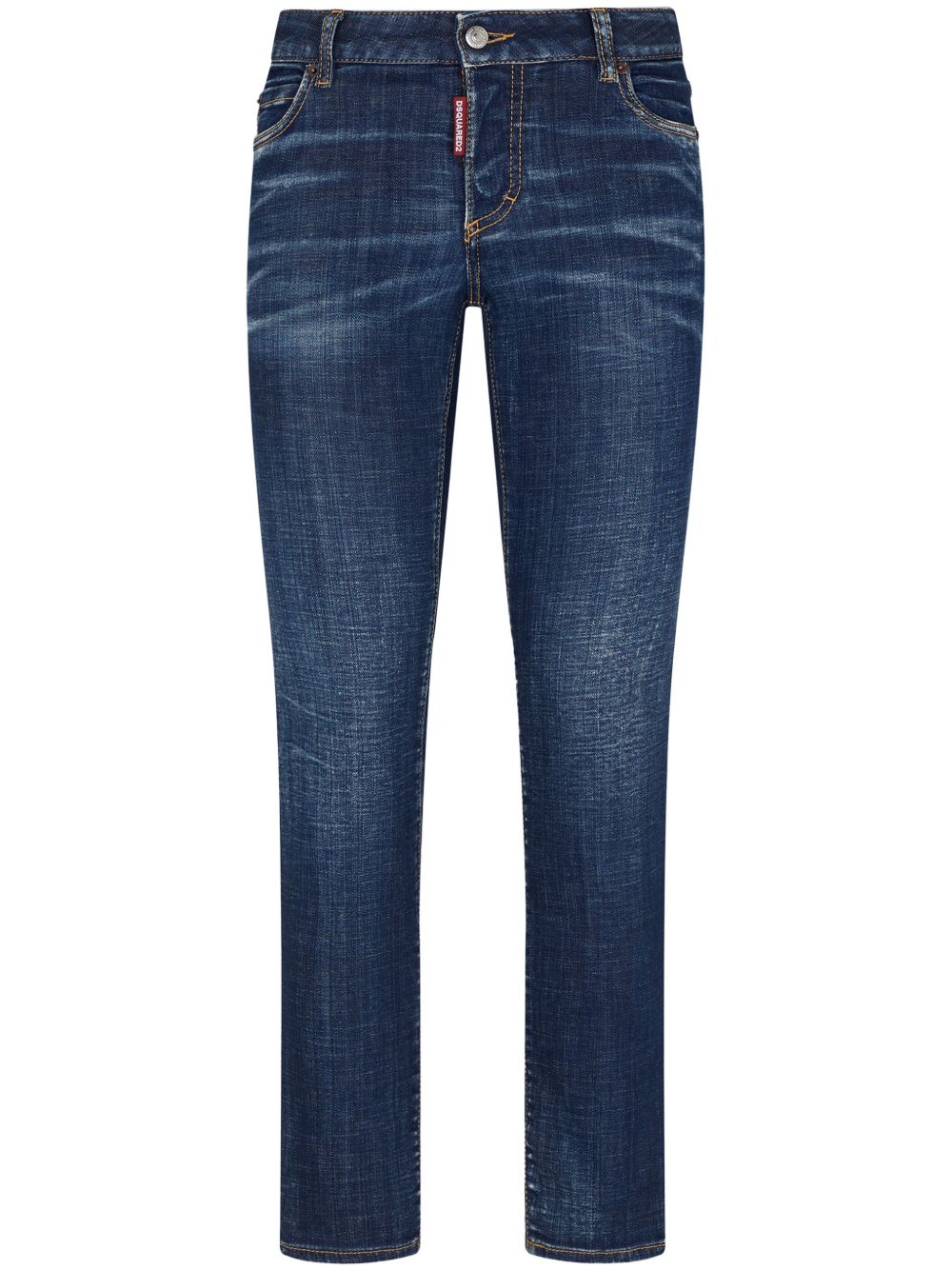 DSQUARED2 低腰修身牛仔裤 - 蓝色