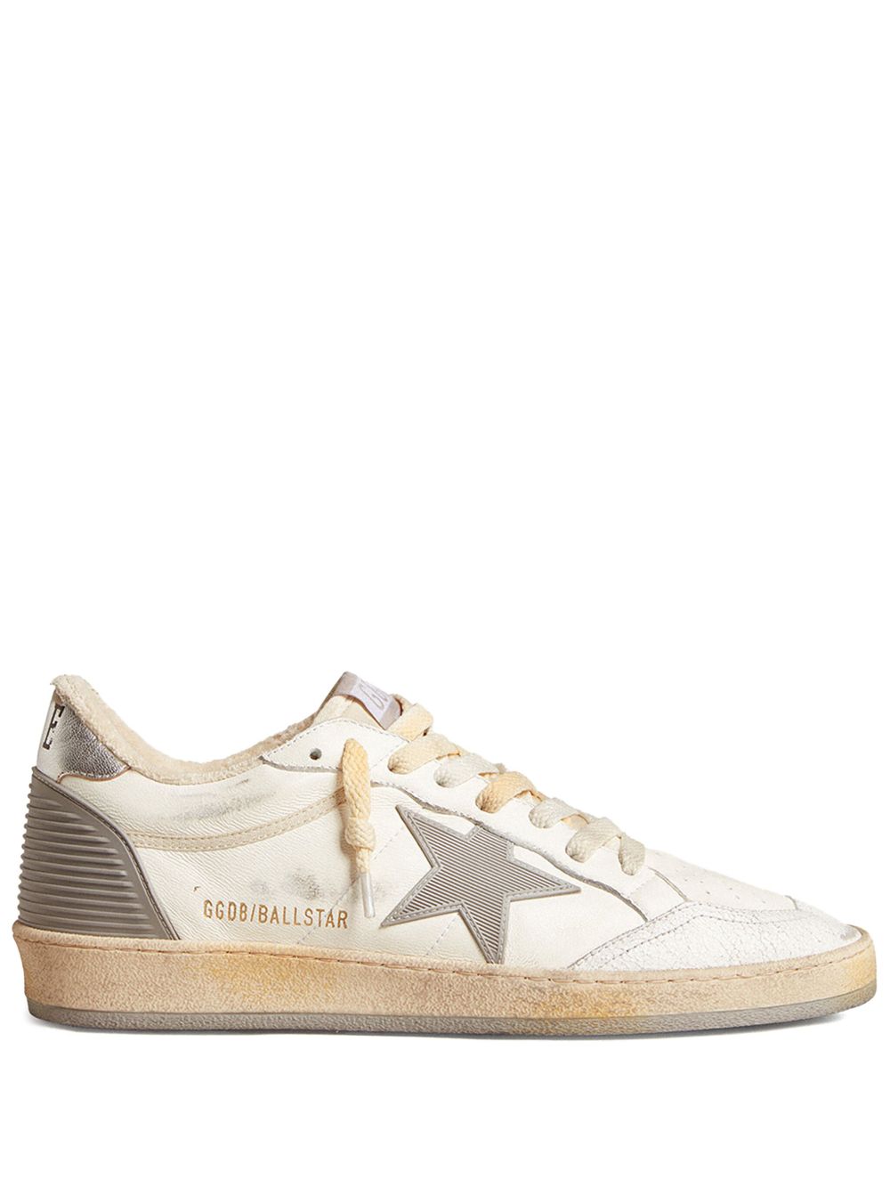 Golden Goose Ballstar 皮质运动鞋 - 白色