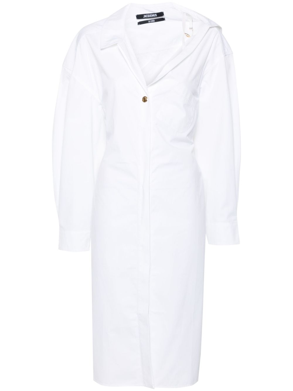 Jacquemus La Robe Chemise 连衣裙 - 白色
