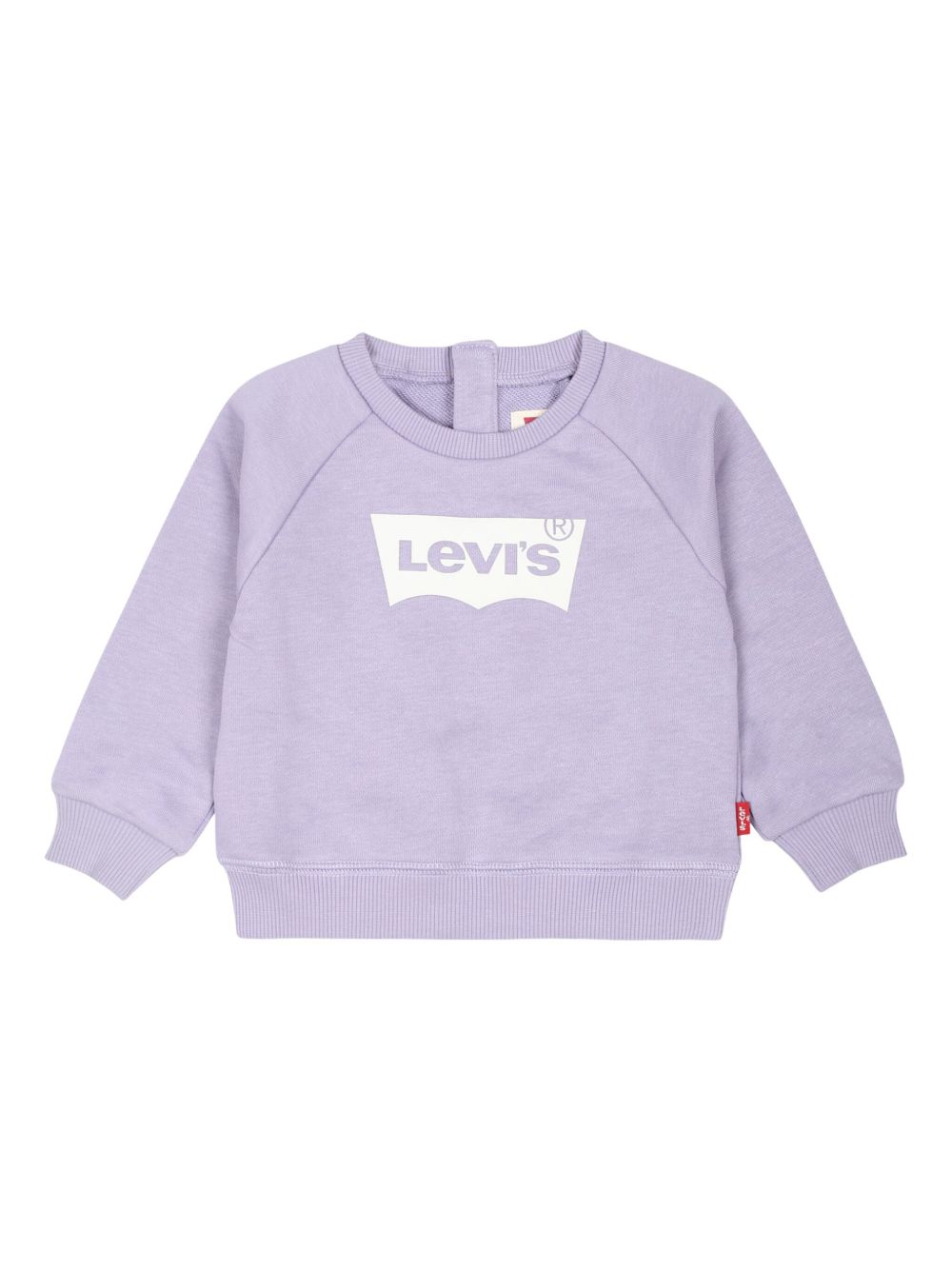 Levi's Kids logo印花卫衣 - 紫色