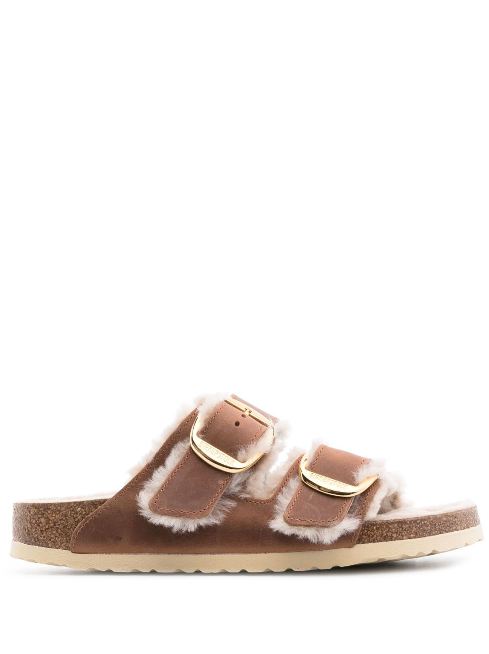 Birkenstock Arizona 扣环皮质凉鞋 - 褐色