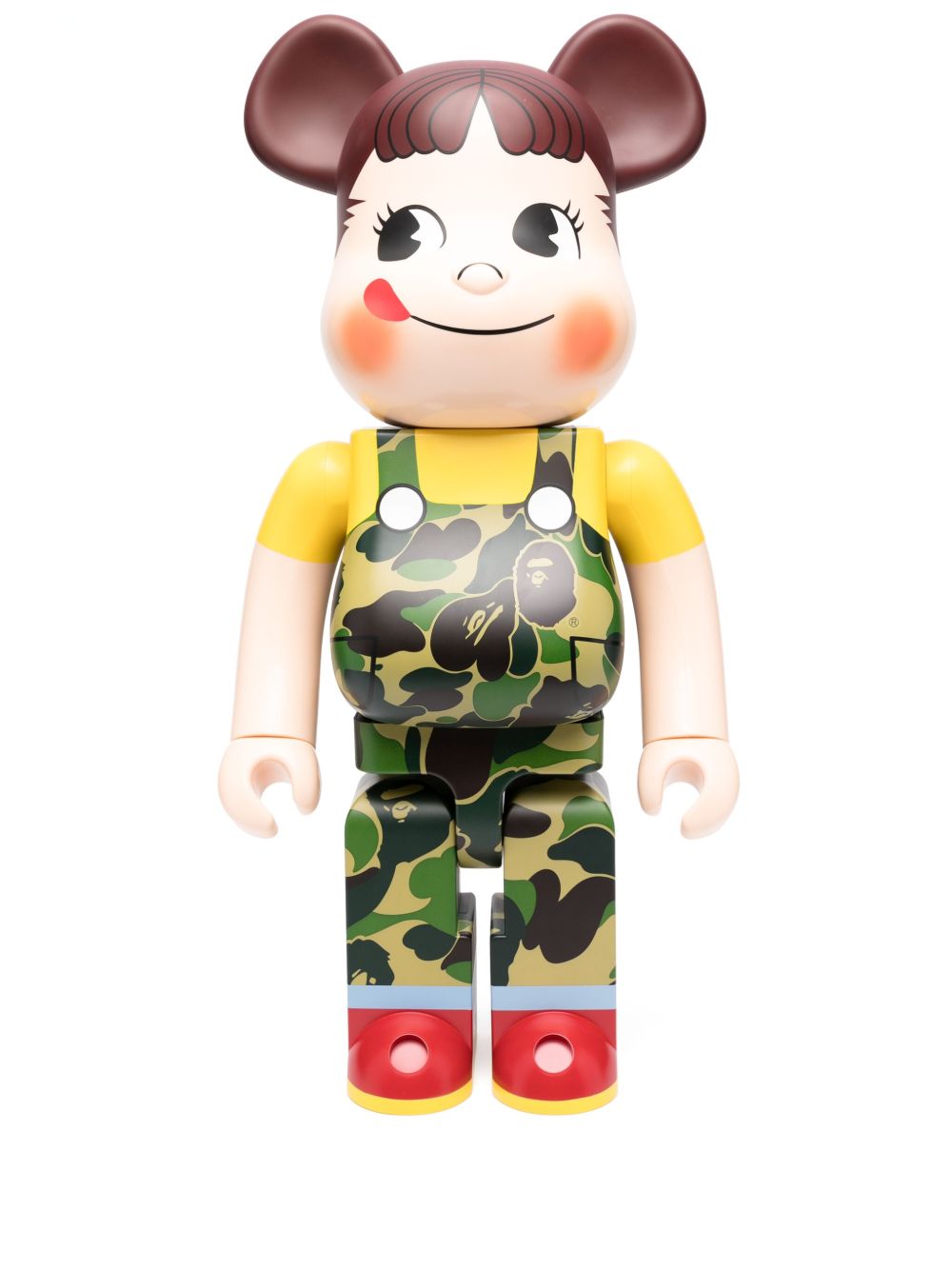 MEDICOM TOY x BAPE Peko-chan BE@RBRICK 模型玩具 - 绿色