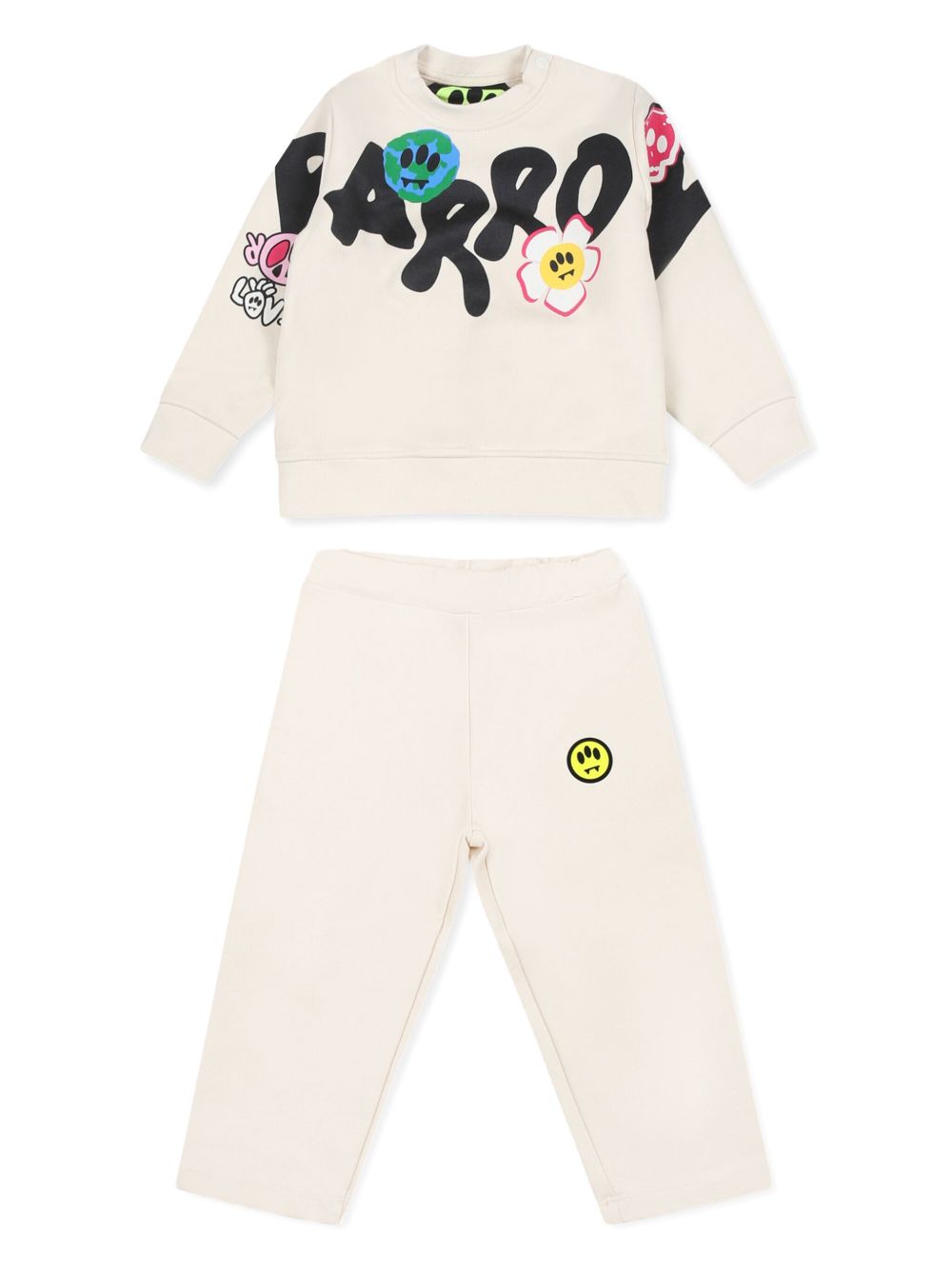 Barrow kids logo印花运动套装 - 中性色