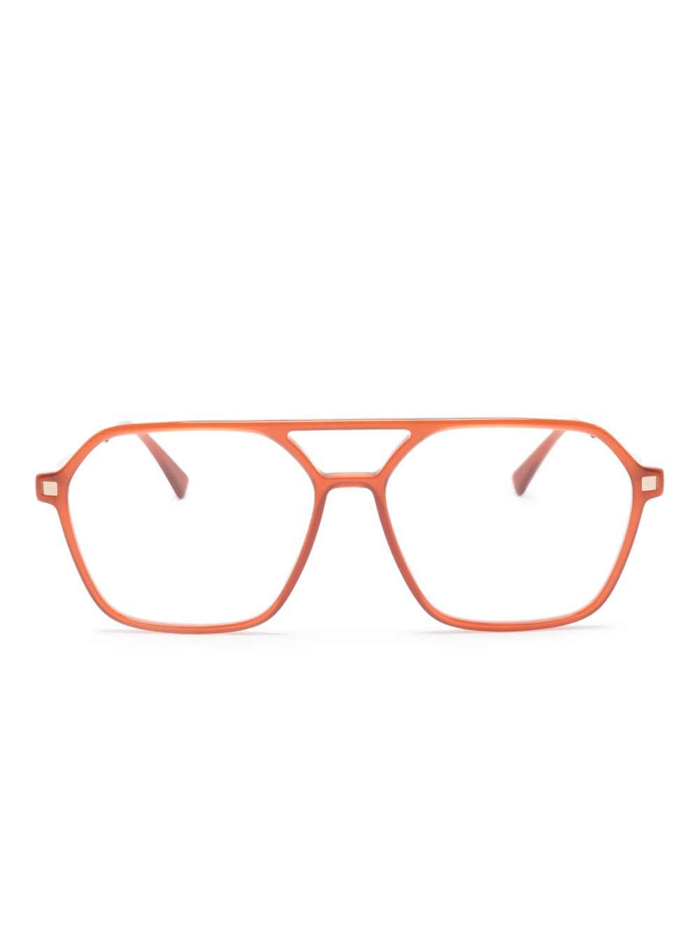 Mykita 渐色效果飞行员眼镜 - 橘色