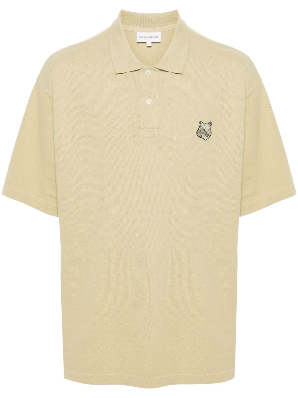 Maison Kitsuné Bold Fox Head 棉polo衫 - 绿色