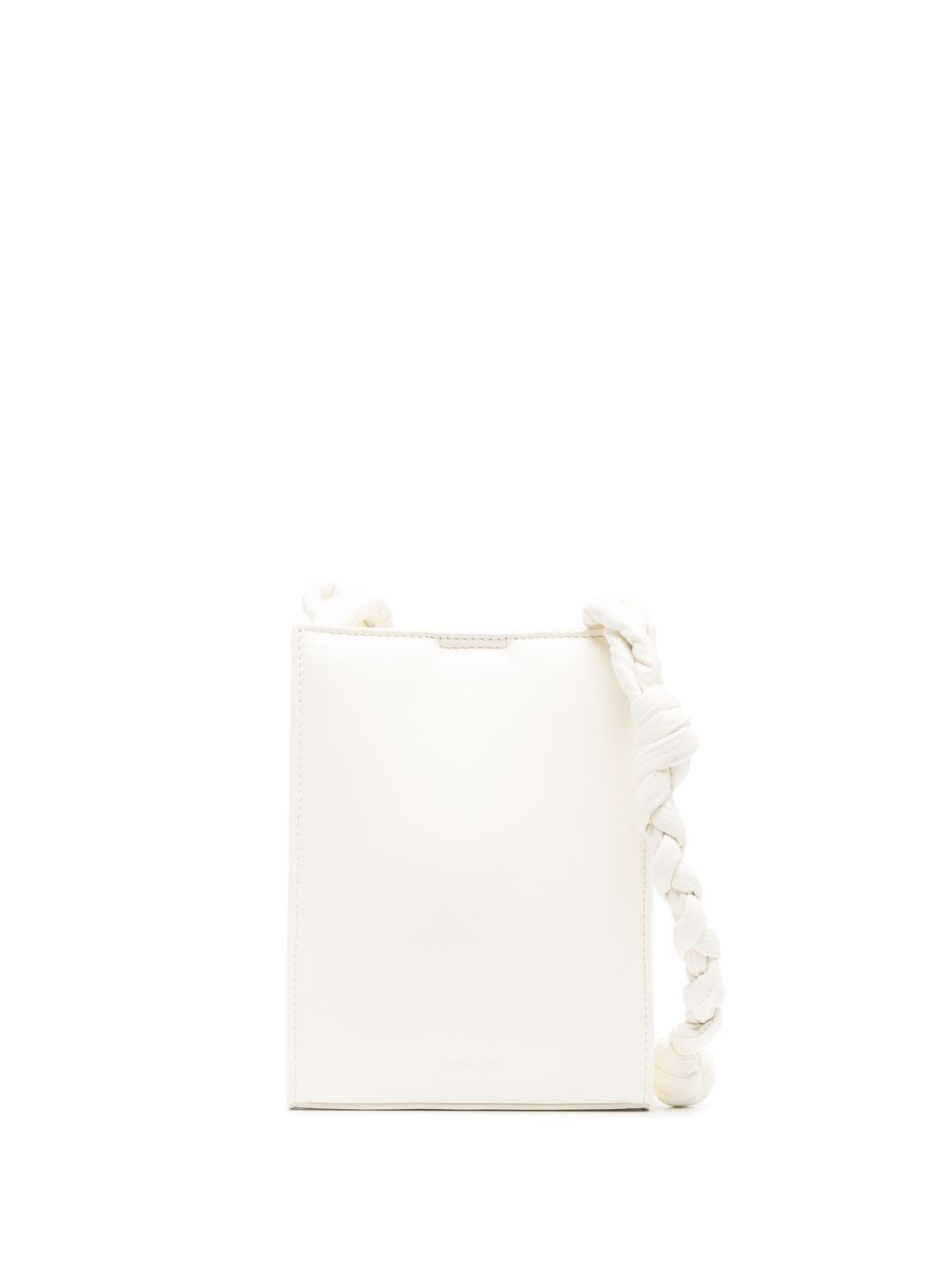 Jil Sander Tangle 皮质小号单肩包 - 白色