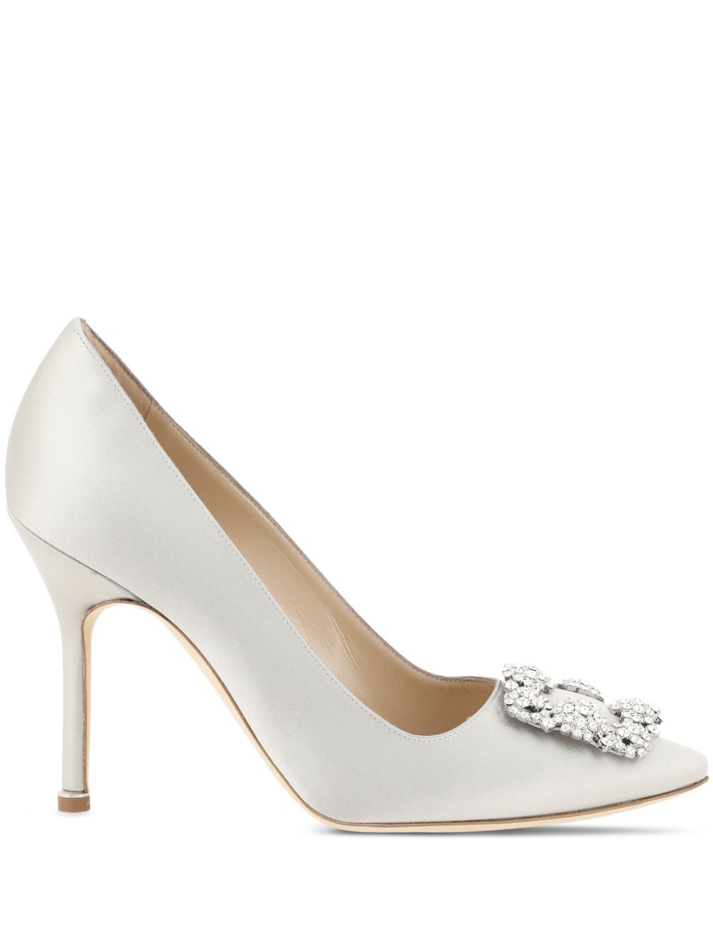 Manolo Blahnik Hangisi 高跟鞋 - 灰色