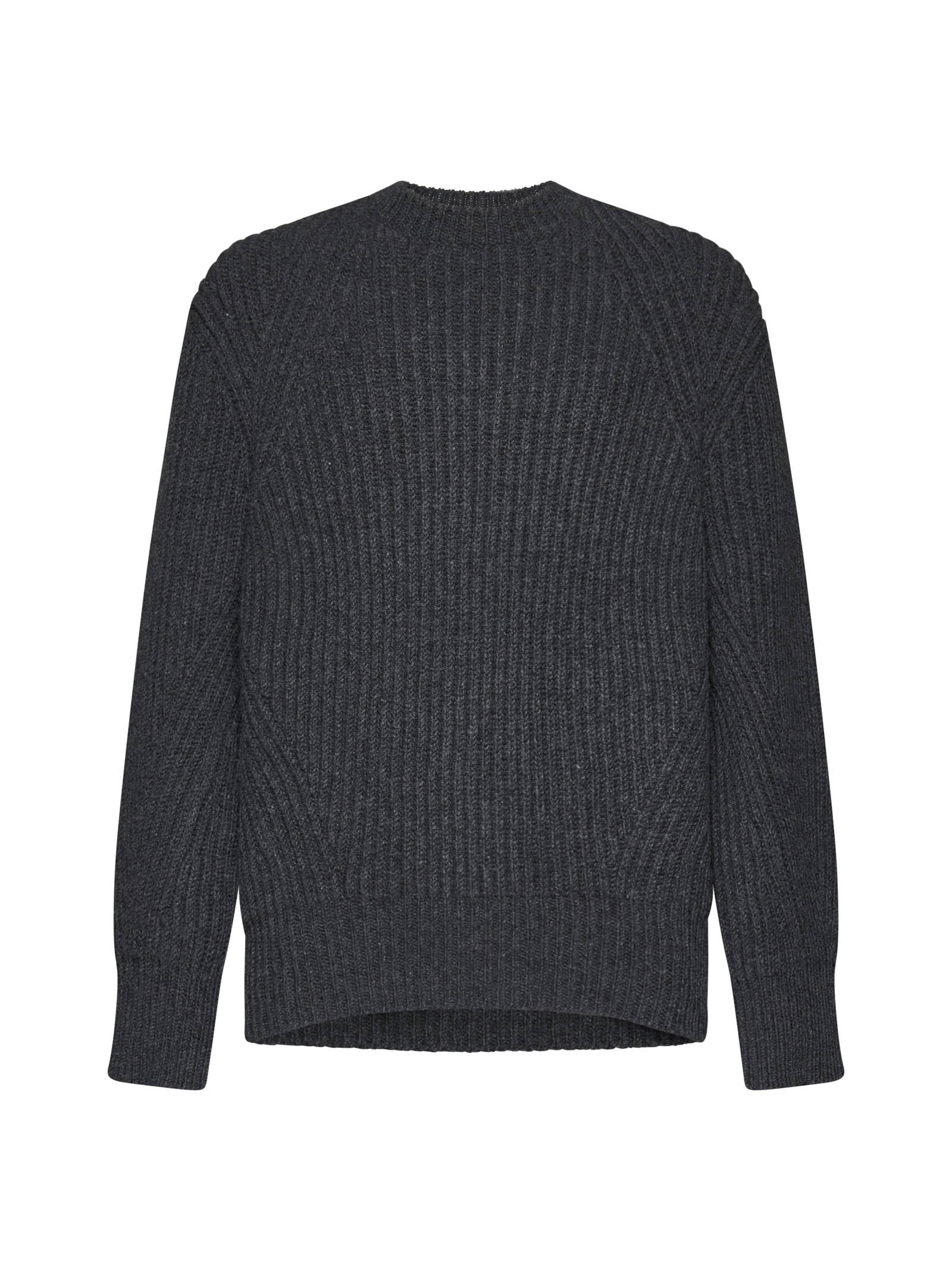 Alexander McQueen Crewneck Rib Knit Sweater