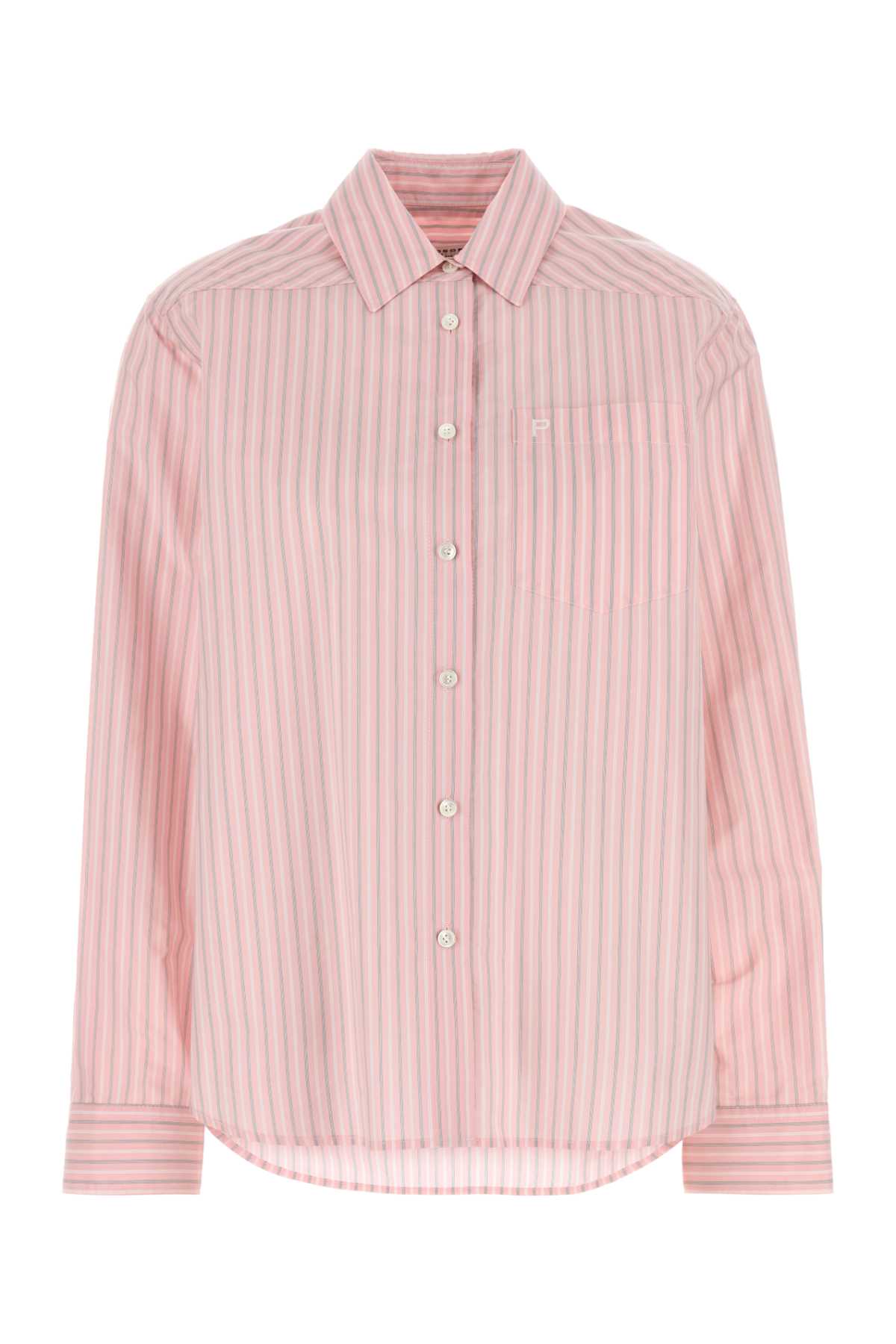 Philosophy di Lorenzo Serafini Embroidered Poplin Shirt