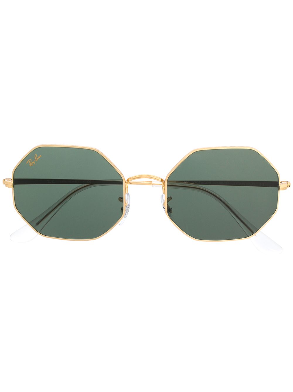 Ray-Ban 0RB1972919631 几何形框太阳眼镜 - 金色