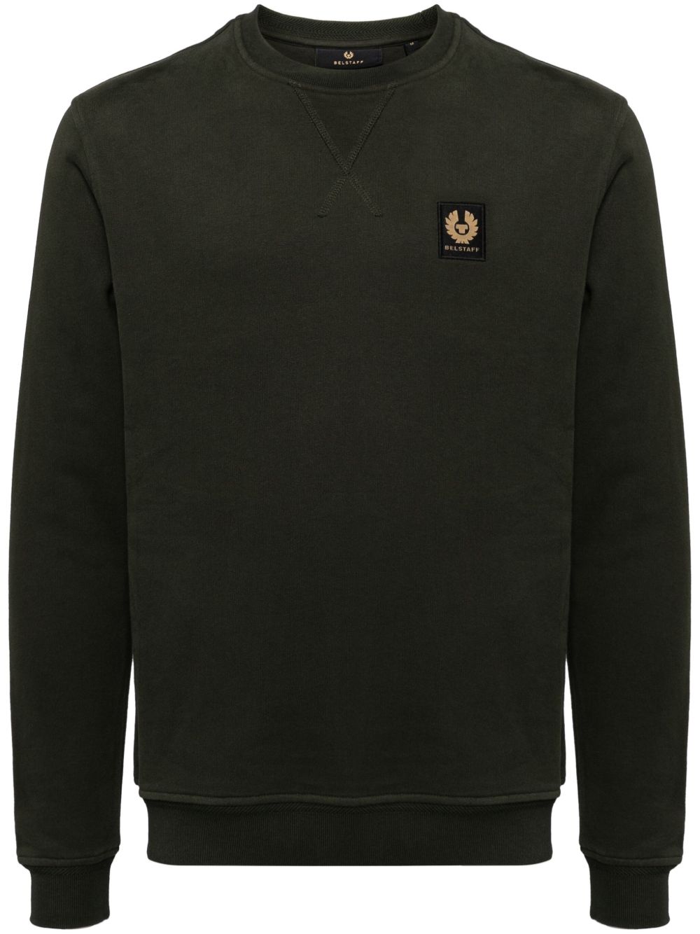 Belstaff 标贴棉卫衣 - 绿色