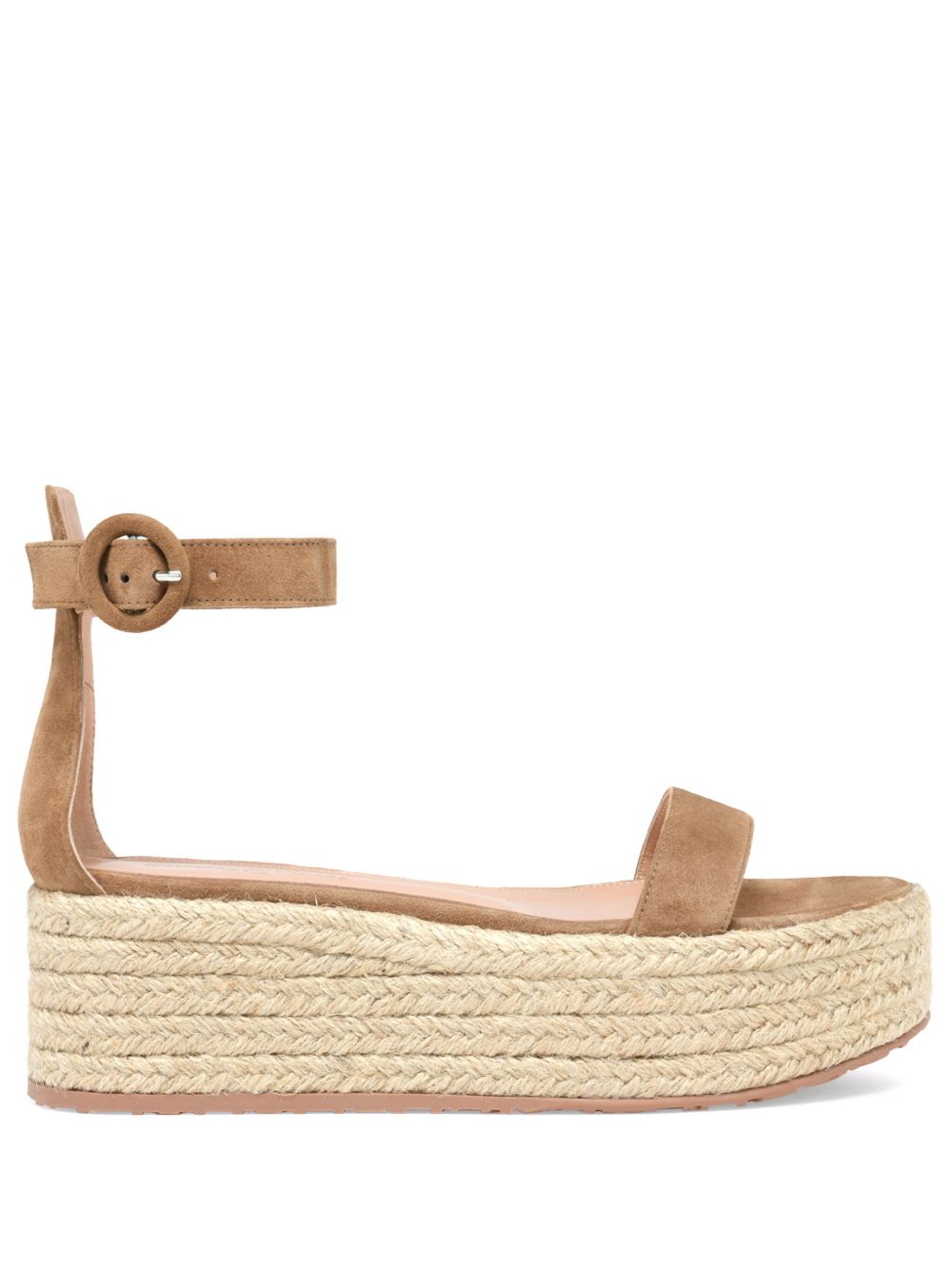 Gianvito Rossi Seville 低跟凉鞋（5厘米） - 褐色