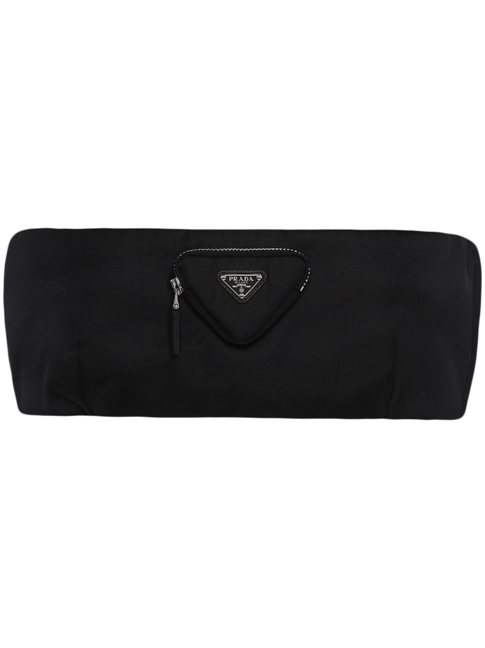Prada Re-Nylon 抹胸式文胸 - 黑色