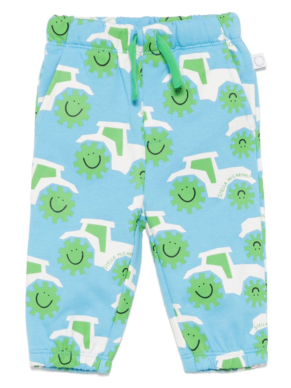Stella McCartney Kids 太阳印花运动裤 - 蓝色