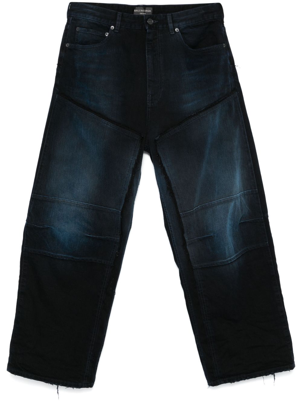 Balenciaga Double Knee 牛仔裤 - 蓝色