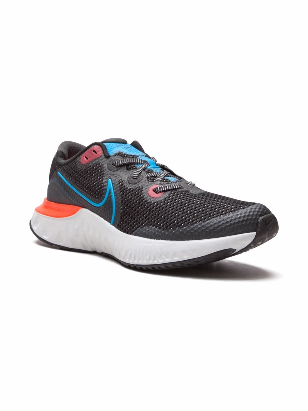Nike Kids Renew Run 低帮运动鞋 - 黑色