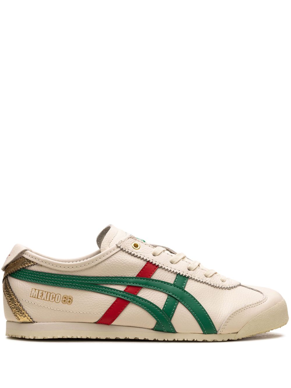 Onitsuka Tiger Mexico 66 Birch Kale/Red/Gold 运动鞋 - 中性色