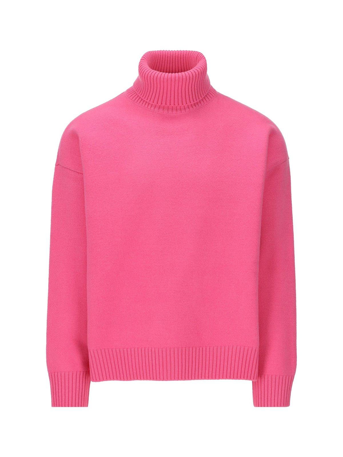 Gucci Logo高领毛衣