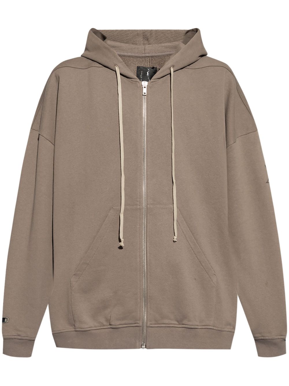 Rick Owens X Champion 拉链棉连帽衫 - 灰色