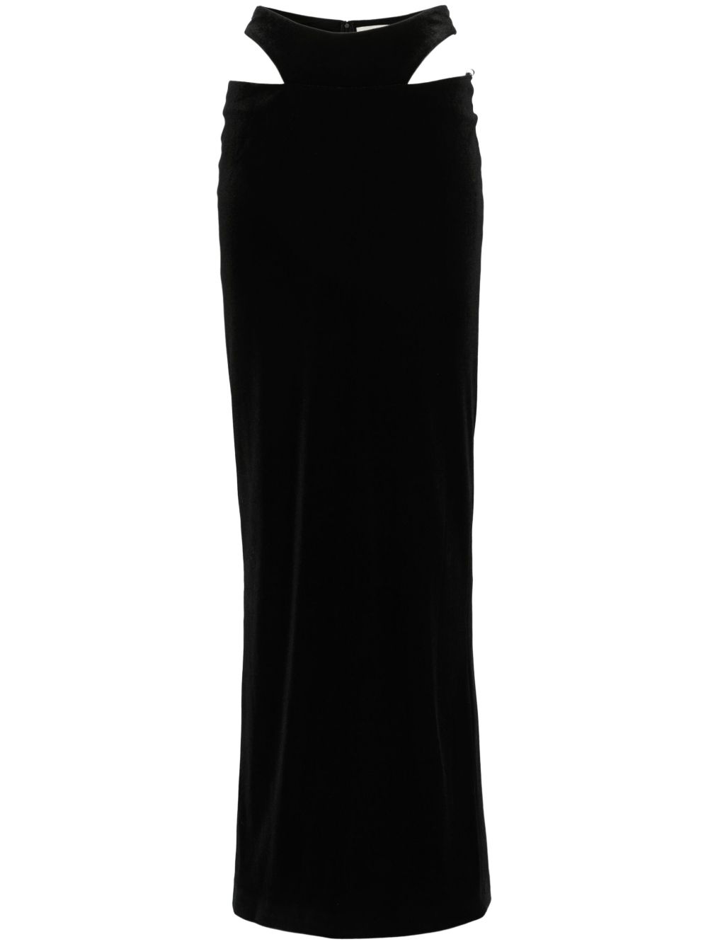 The New Arrivals Ilkyaz Ozel Dia 超长半身裙 - 黑色