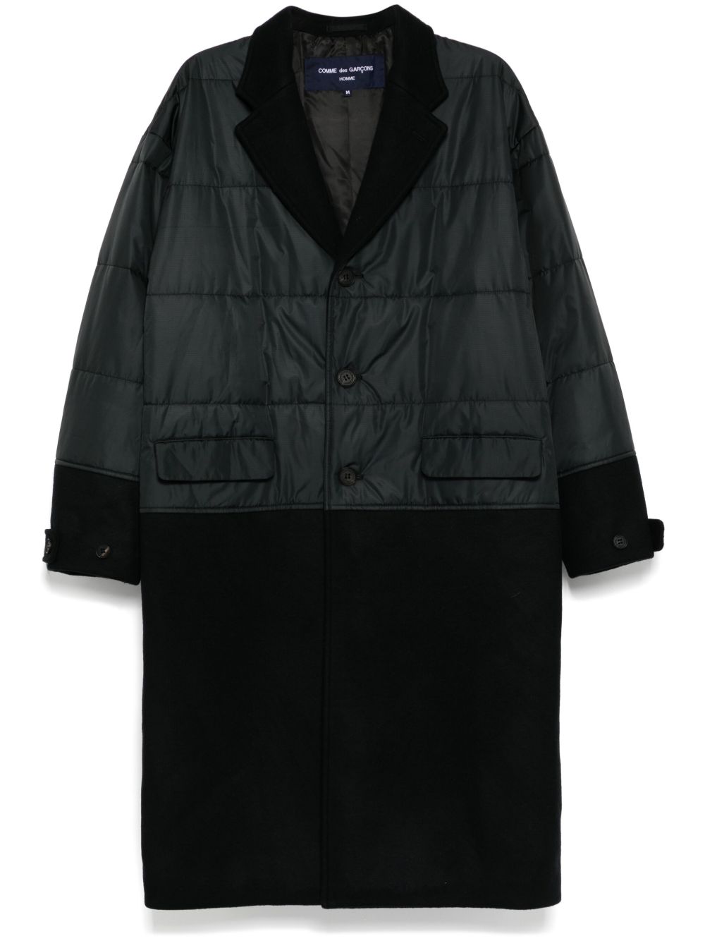 Comme des Garçons Homme 填充外套 - 黑色