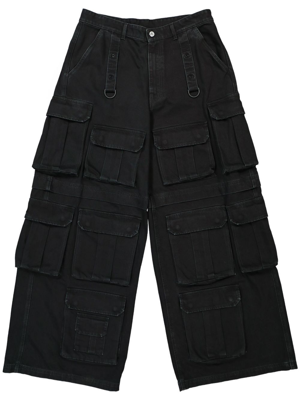 VETEMENTS Multipocket 工装牛仔裤 - 黑色