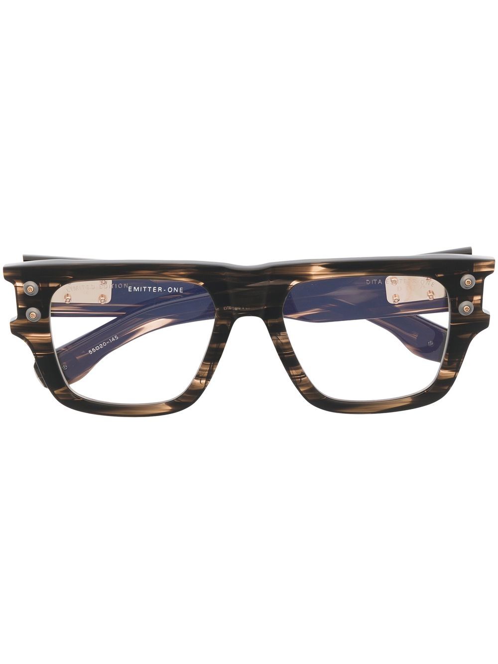 Dita Eyewear 方框眼镜 - 黑色