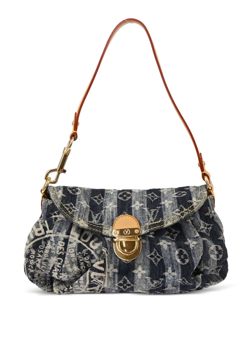 Louis Vuitton Pre-Owned Pleaty Raye 迷你单肩包（2006年典藏款） - 蓝色