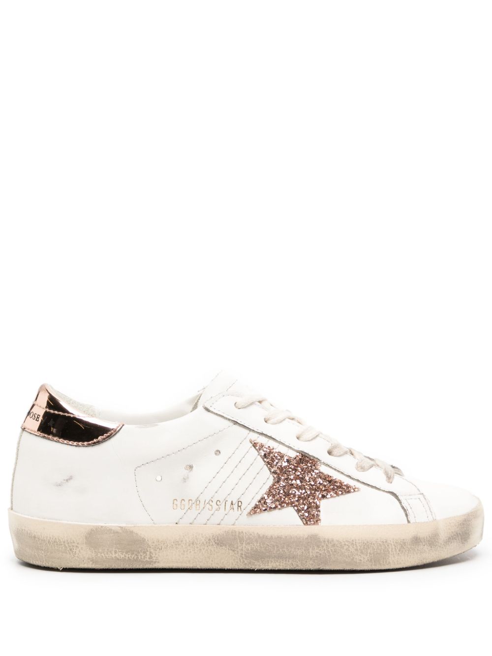 Golden Goose Super Star 皮质低帮板鞋 - 白色
