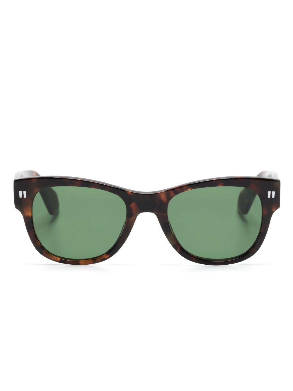 Off-White Eyewear Moab 椭圆形框太阳眼镜 - 褐色