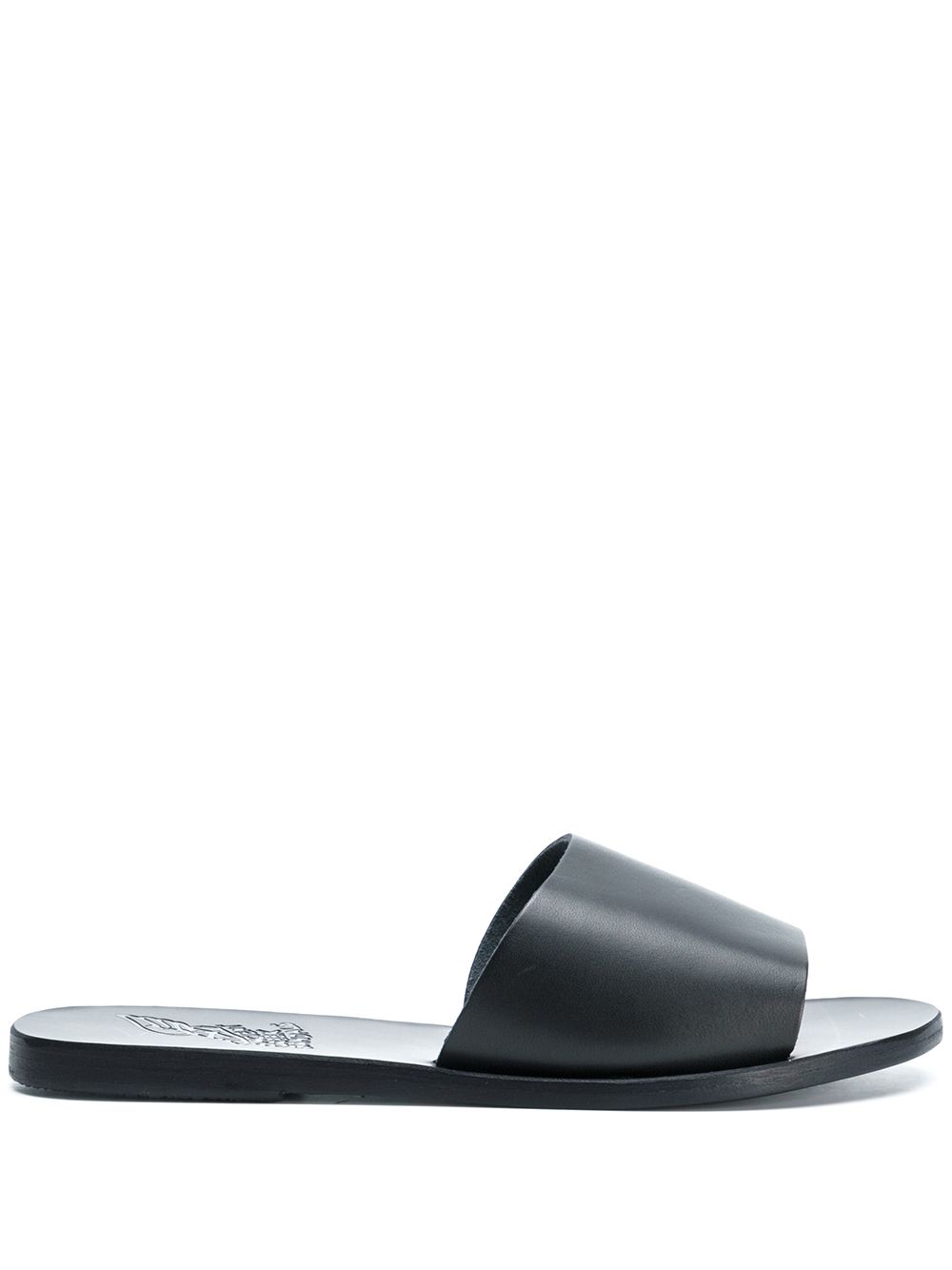 Ancient Greek Sandals Taygete平底凉鞋 - 黑色