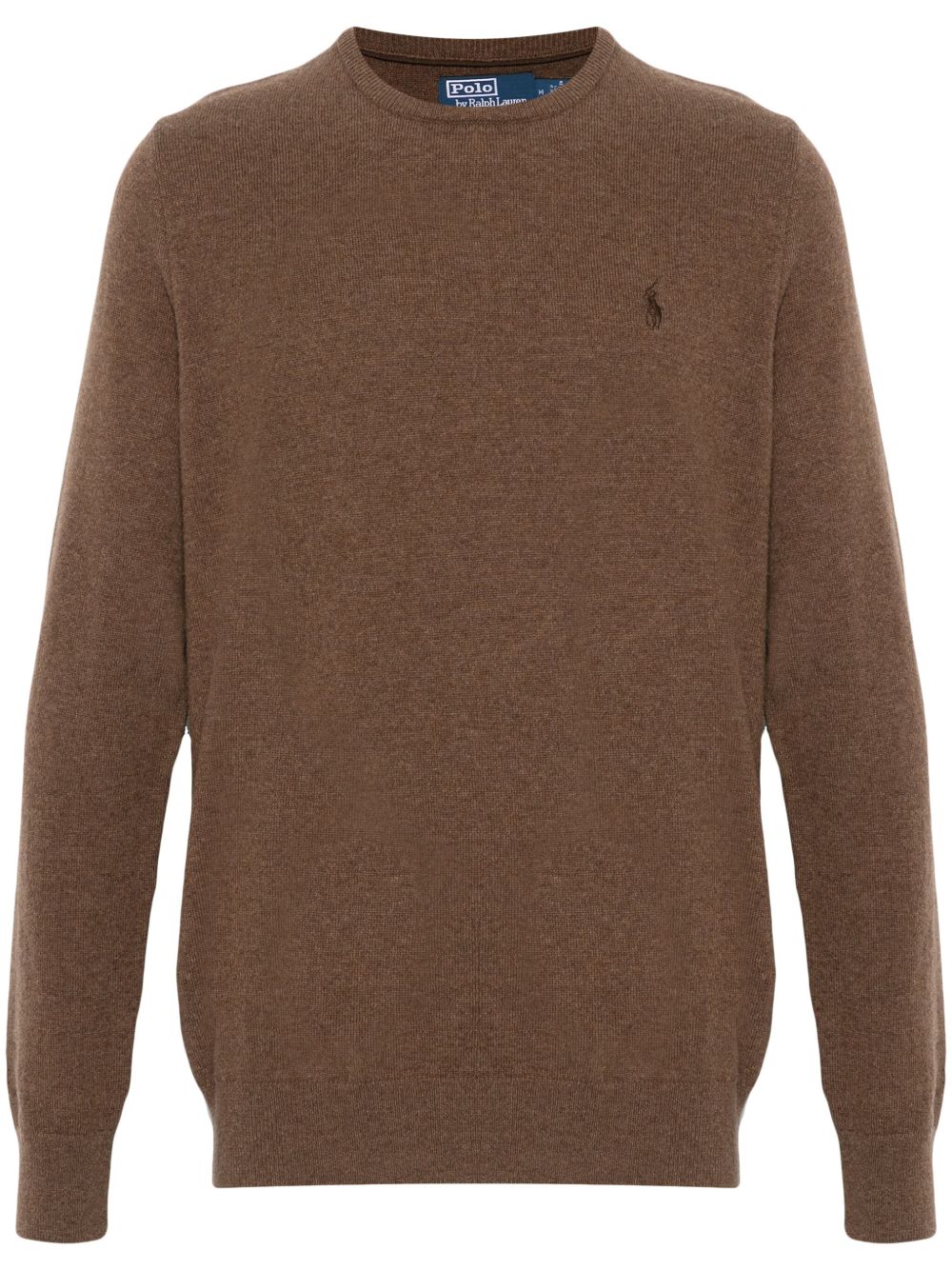 Polo Ralph Lauren Polo Pony 刺绣毛衣 - 褐色