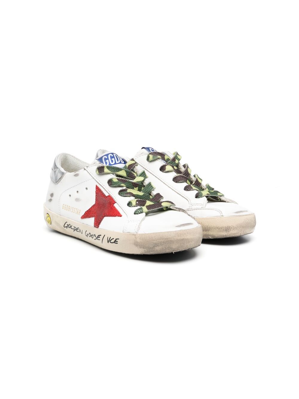 Golden Goose Kids SStar 运动鞋 - 白色