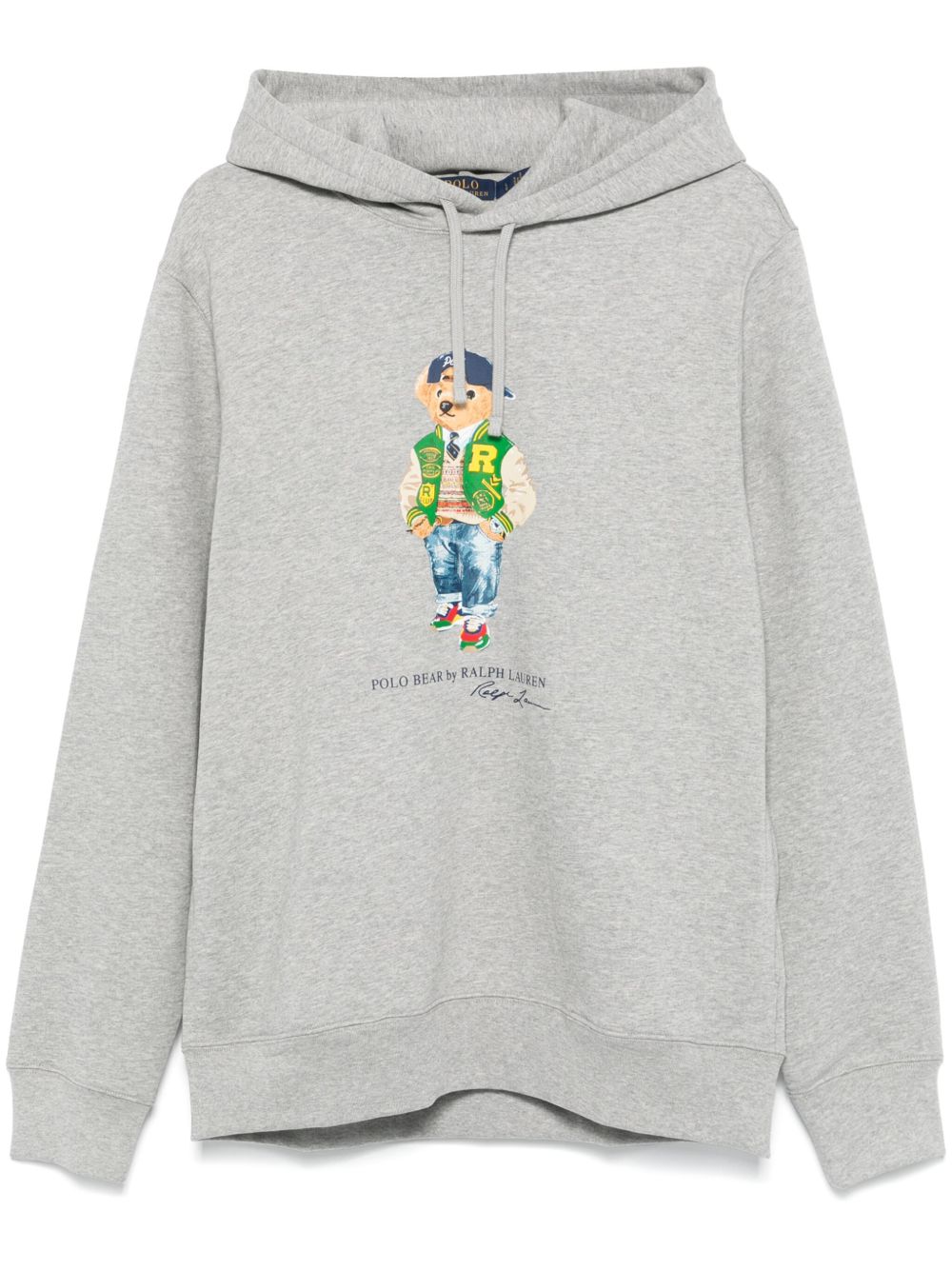 Polo Ralph Lauren Polo Bear 图案连帽衫 - 灰色