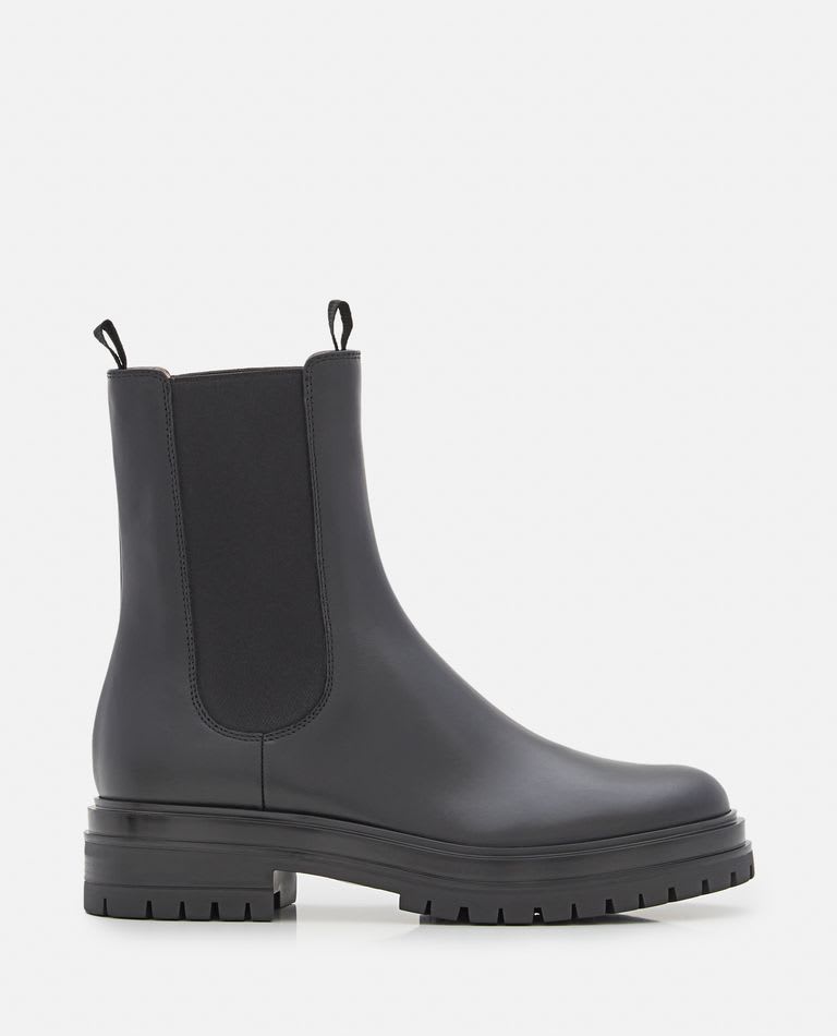 Gianvito Rossi 黑色 Chester 短靴