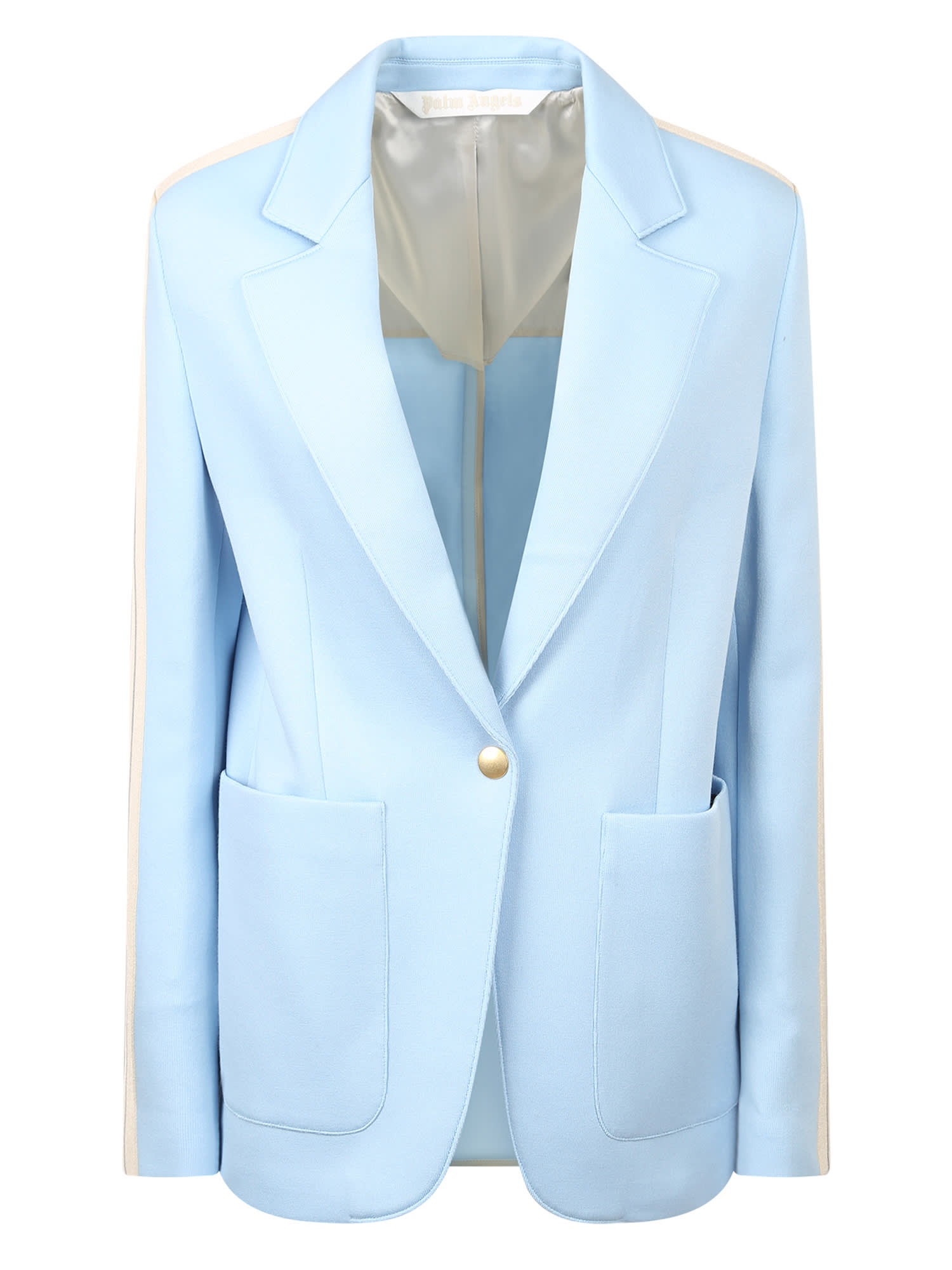 Palm Angels Giacca Milano Track Blu/bianco