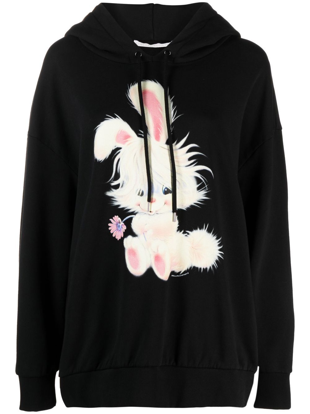 Stella McCartney Lunar New Year 平纹针织连帽衫 - 黑色