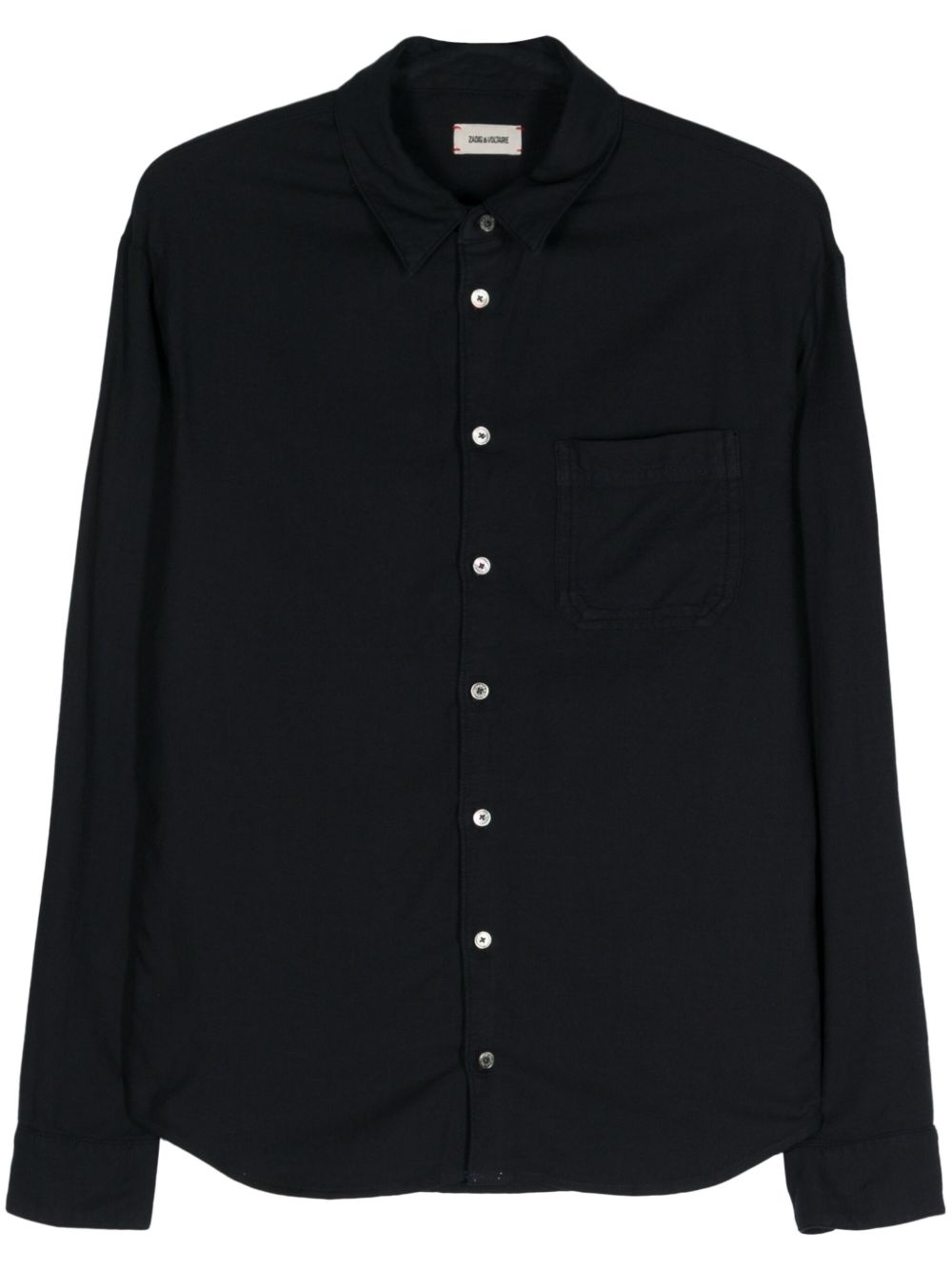 Zadig&Voltaire Tyrona 长袖衬衫 - 蓝色