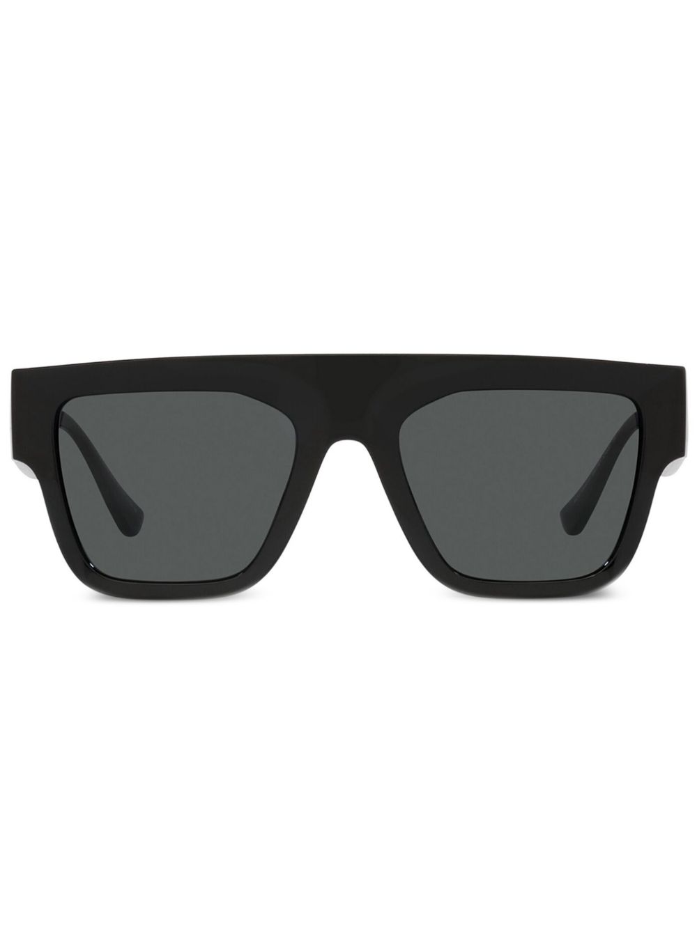 Versace Eyewear 长方形框太阳眼镜 - 黑色
