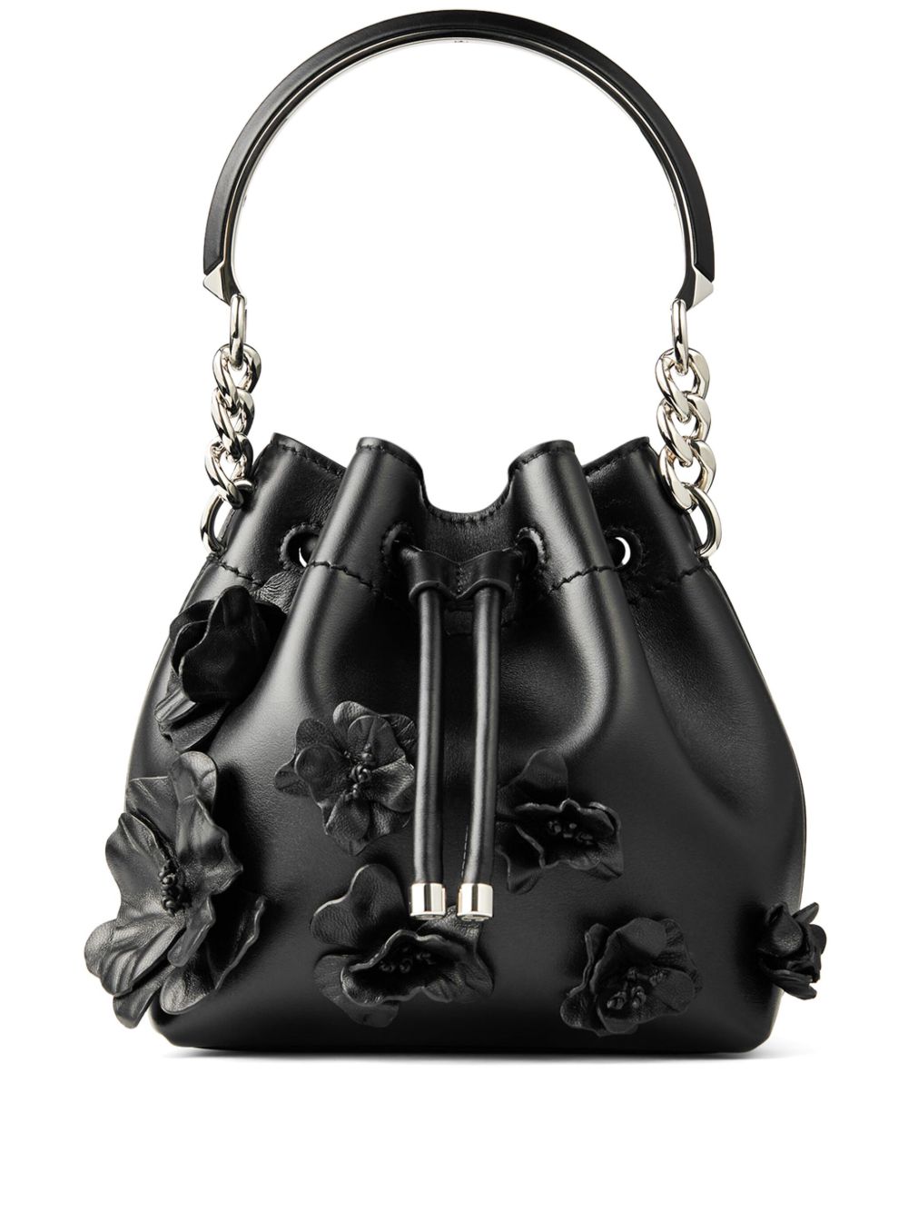 Jimmy Choo Bon Bob 小号水桶包 - 黑色