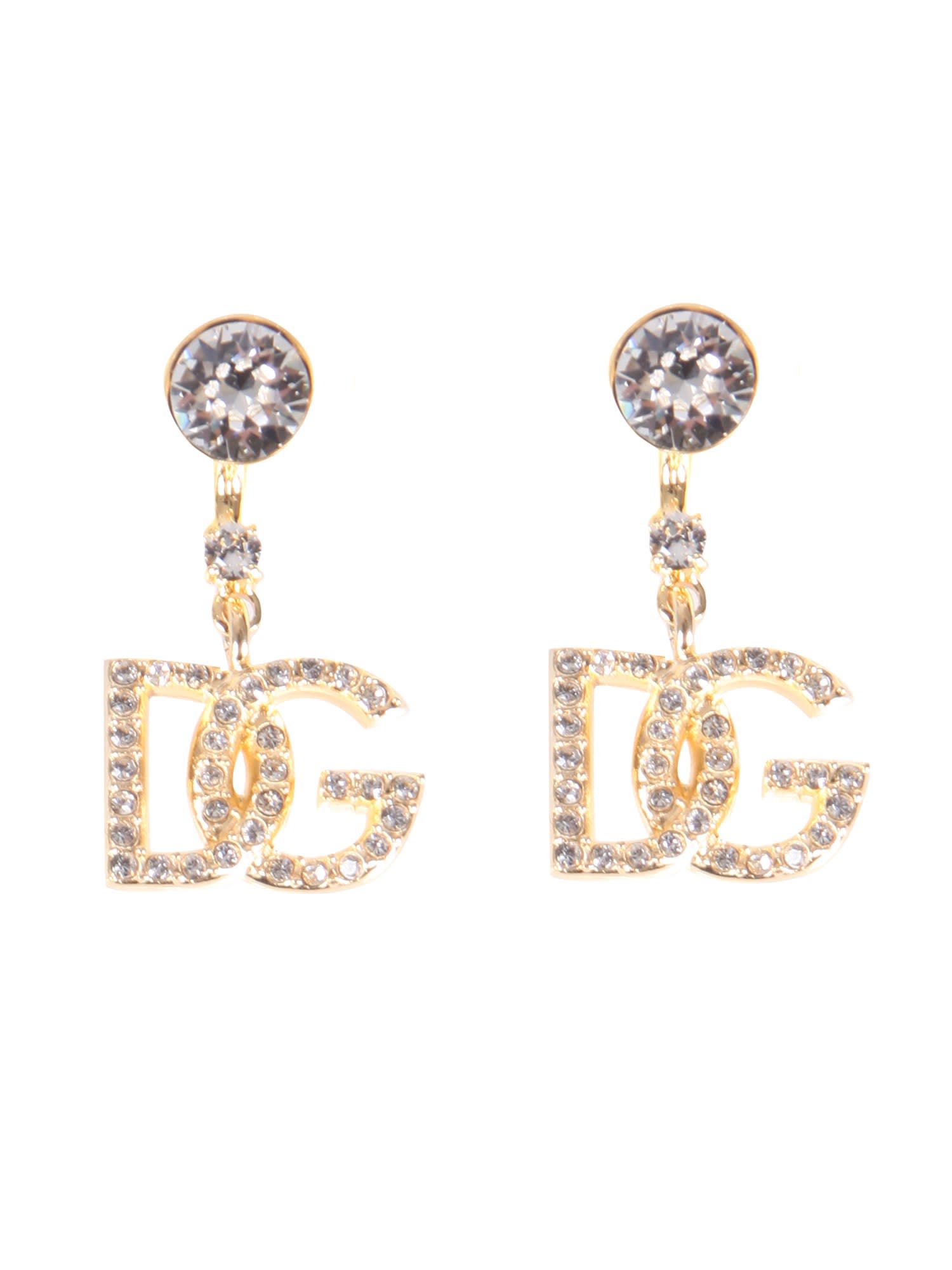 Dolce & Gabbana Logo垂坠耳环